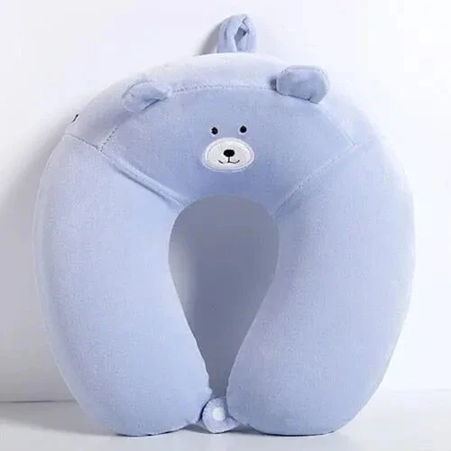 Coussin de Voyage Ours | Mémoire de Forme Enfant