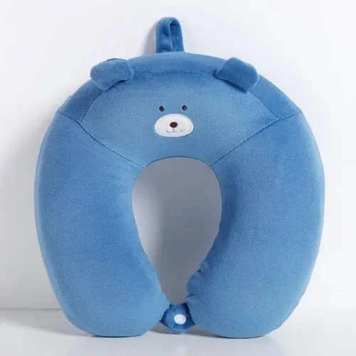 Coussin de Voyage Ours | Mémoire de Forme Enfant