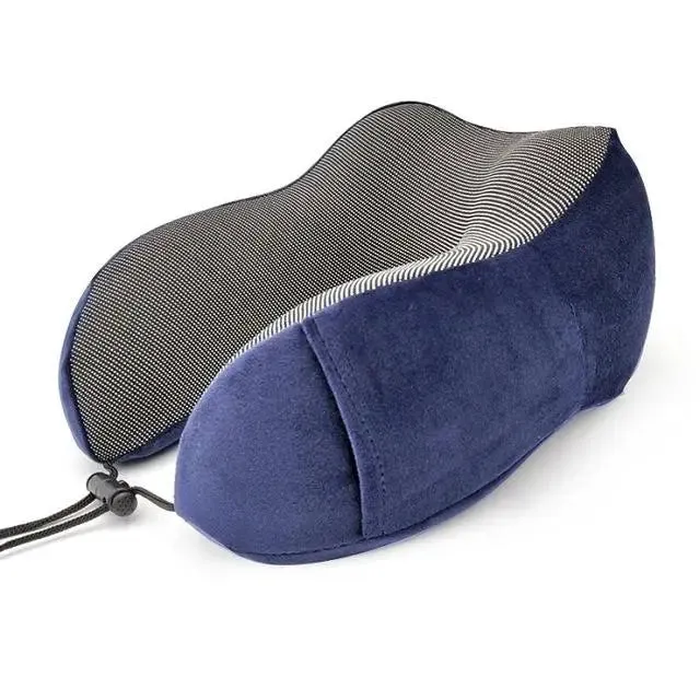 Coussin de Voyage Mémoire de Forme | Velours Ultra Doux