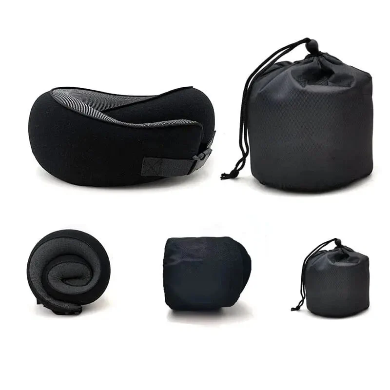 Coussin de Voyage Mémoire de Forme | Maintien Tête Ultra Doux