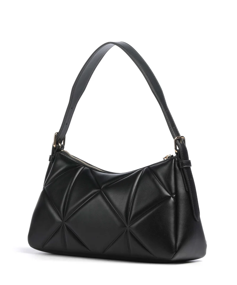 Love Moschino Embossed Q Sac porté épaule nero
