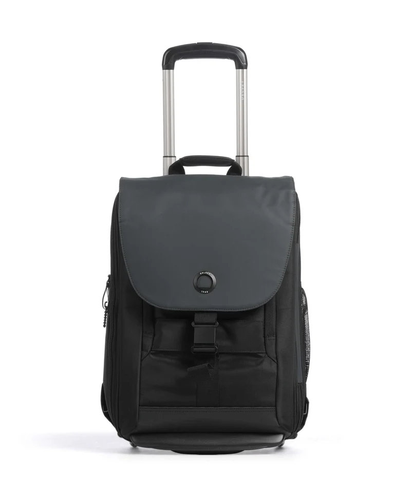 Delsey Paris Securflap Sac à dos à roulettes black