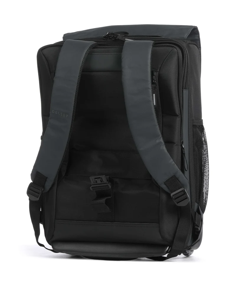 Delsey Paris Securflap Sac à dos à roulettes black
