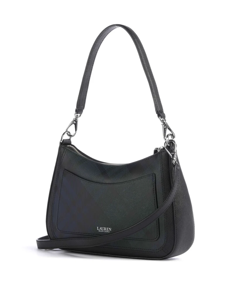 Lauren Ralph Lauren Danni 26 Sac porté épaule black watch tartan