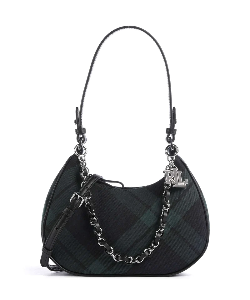 Lauren Ralph Lauren Marcy Small Sac porté épaule black watch tartan