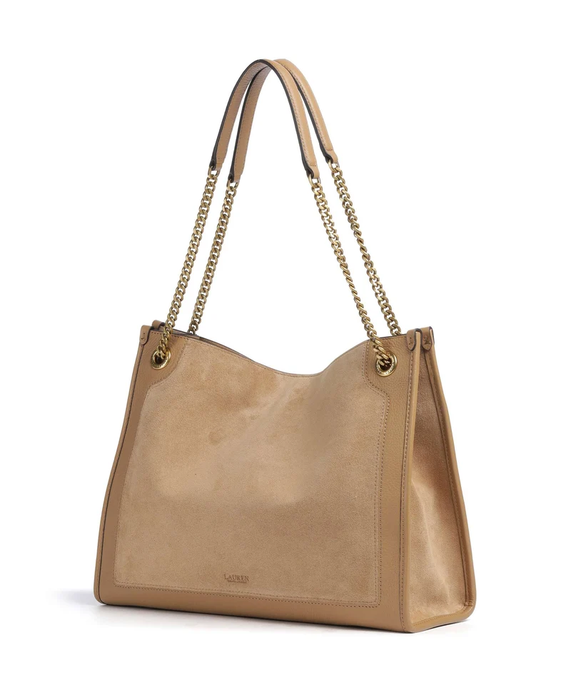 Lauren Ralph Lauren Bradley Large Cabas camel