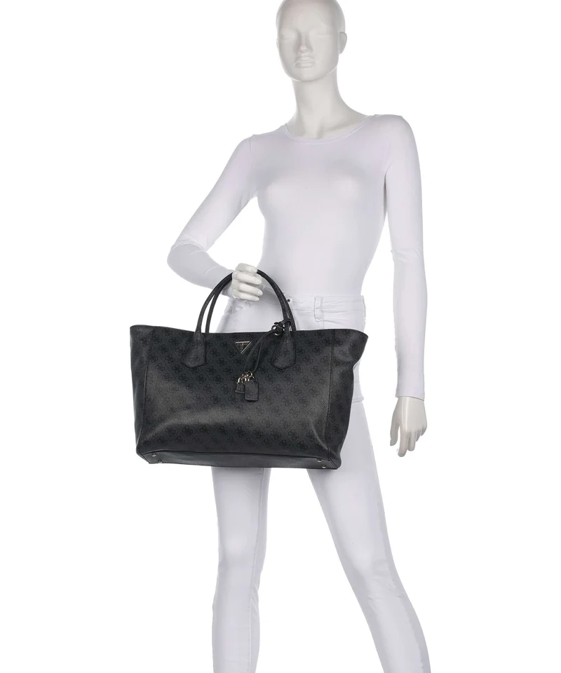 Guess Marissa Tech Logo Sac à main coal logo