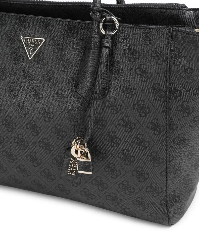 Guess Marissa Tech Logo Sac à main coal logo