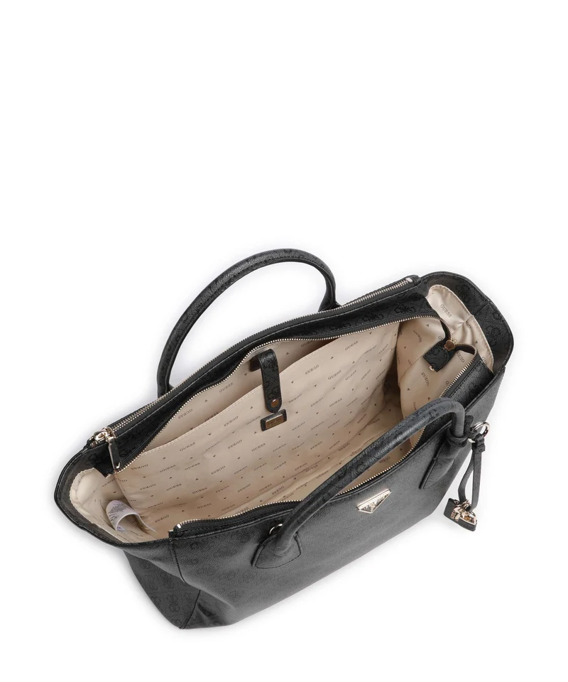 Guess Marissa Tech Logo Sac à main coal logo