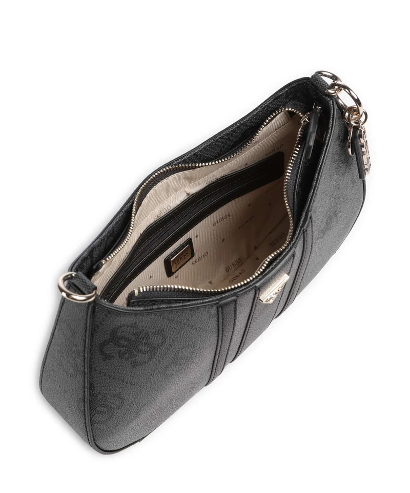 Guess Noelle II Sac porté épaule coal logo