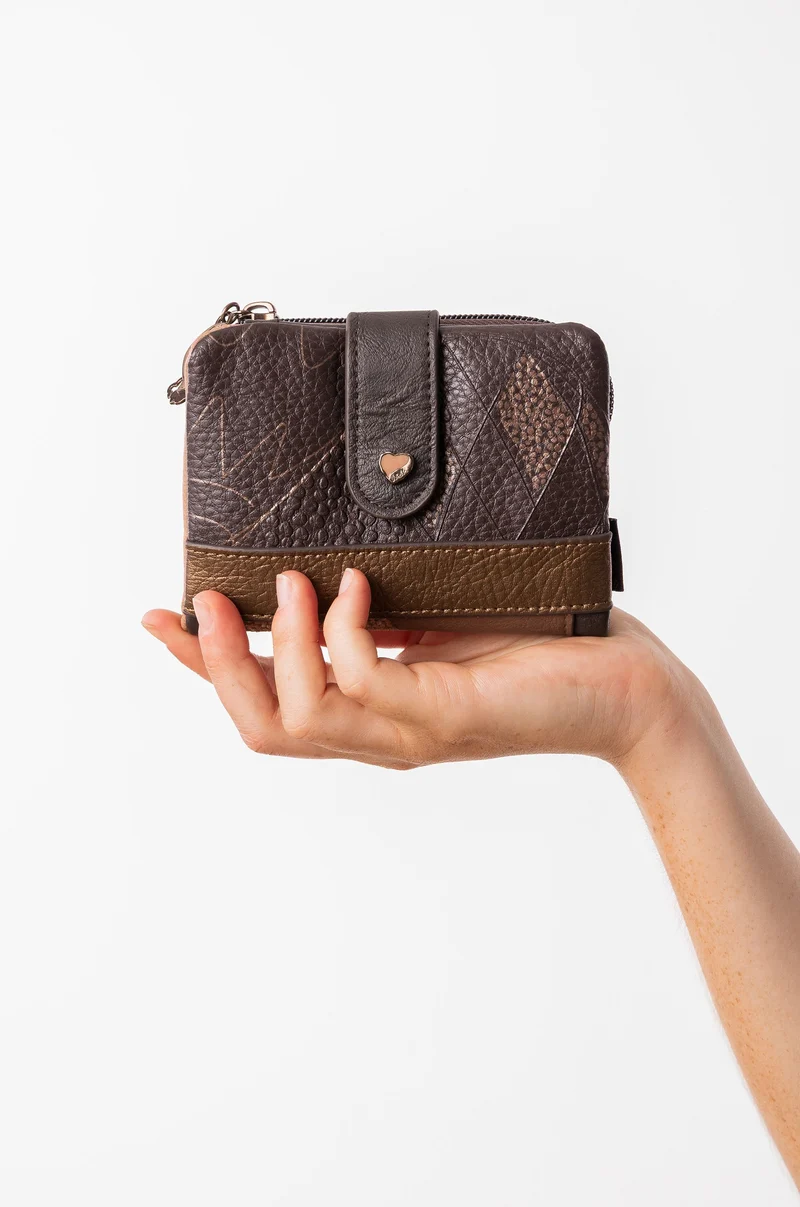Petit portefeuille souple RFID Voyage
