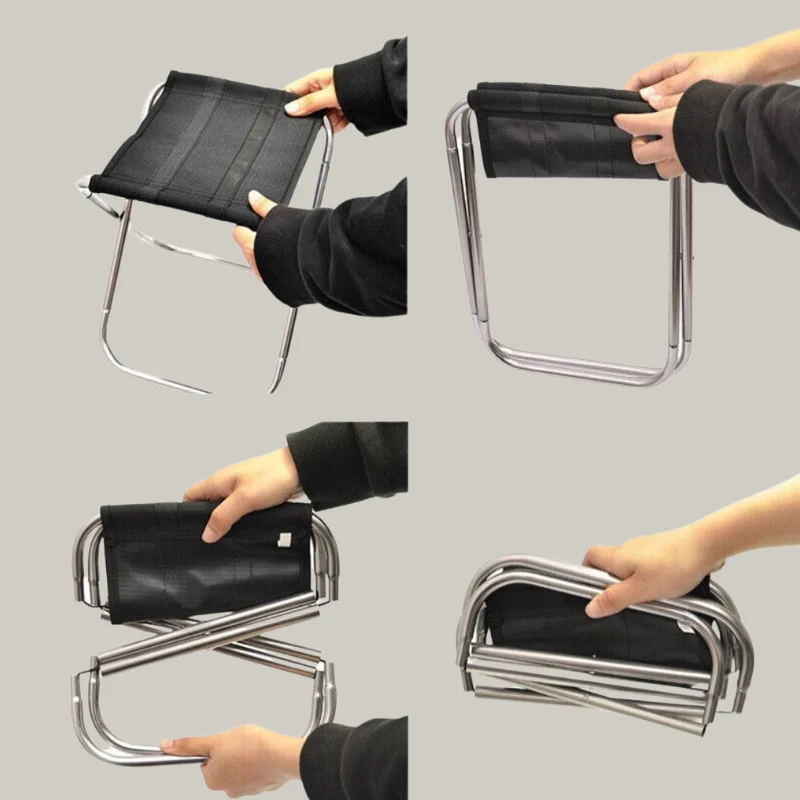 Tabouret Pliant Léger Extérieur | Assise Robuste 100 Kg