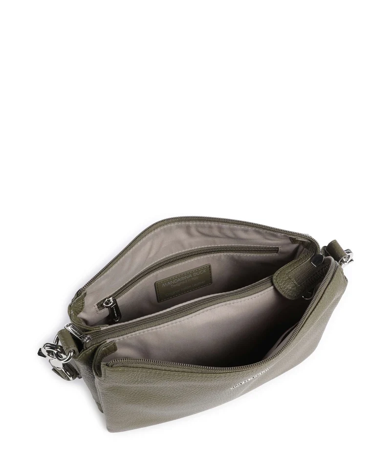 Mandarina Duck Mellow Leather Sac bandoulière winter olive