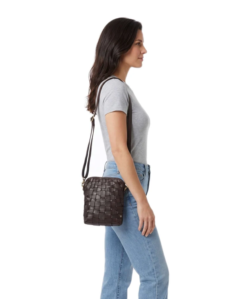Depeche Warsaw Pochette telephone dark brown