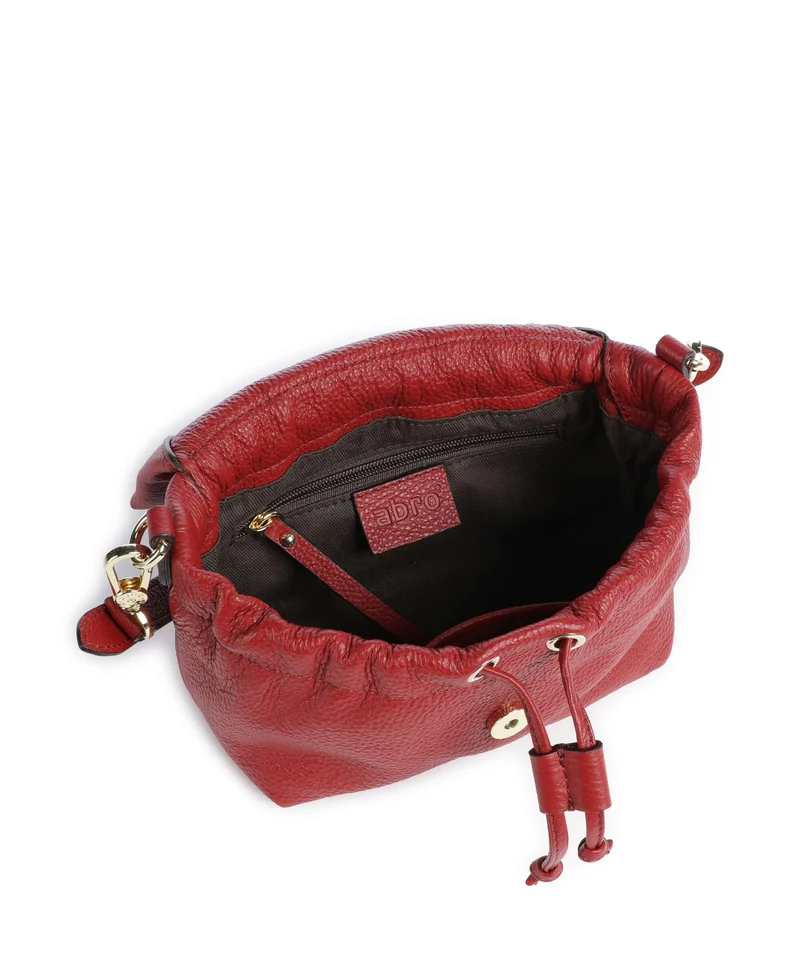 Abro Dalia Temi Small Sac porté épaule ruby