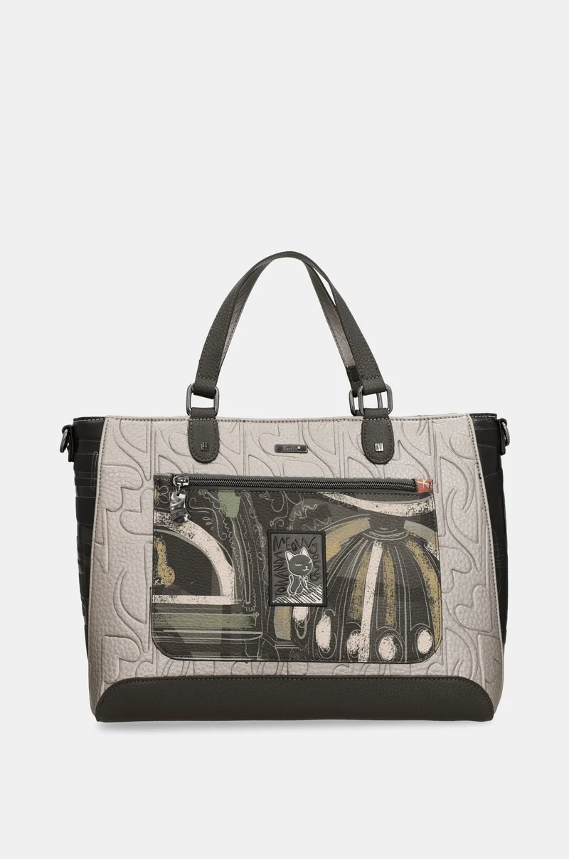 Sac à anse courte et bandoulière carré Orchestra
