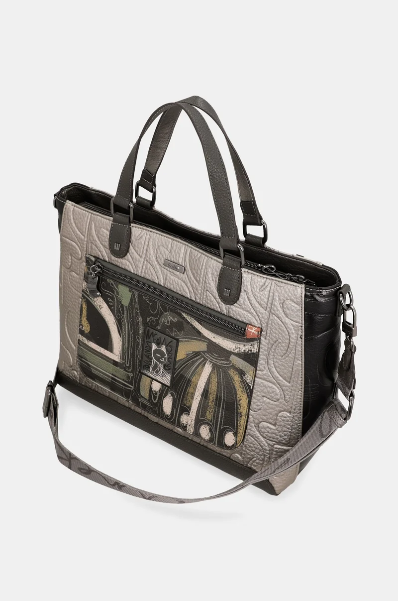 Sac à anse courte et bandoulière carré Orchestra