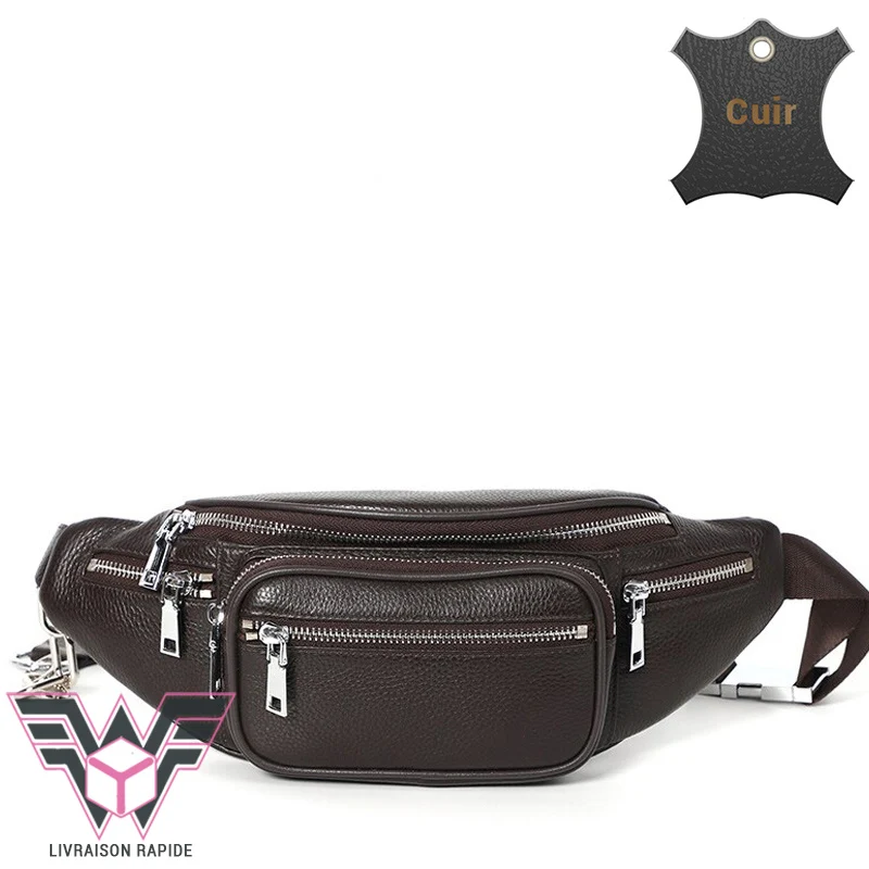 Napa sacoche banane femme cuir