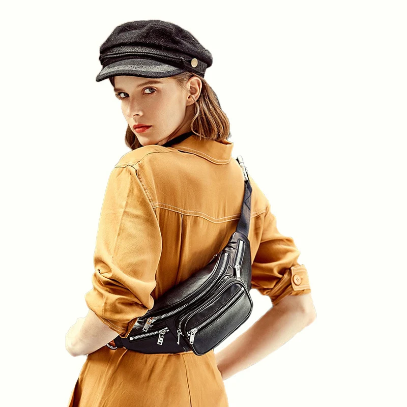 Napa sacoche banane femme cuir