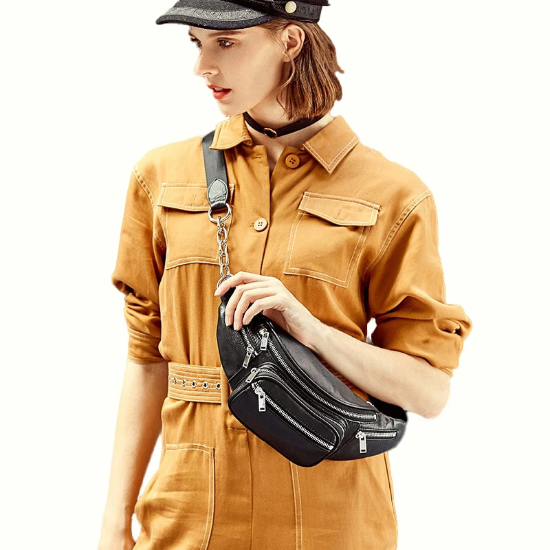 Napa sacoche banane femme cuir