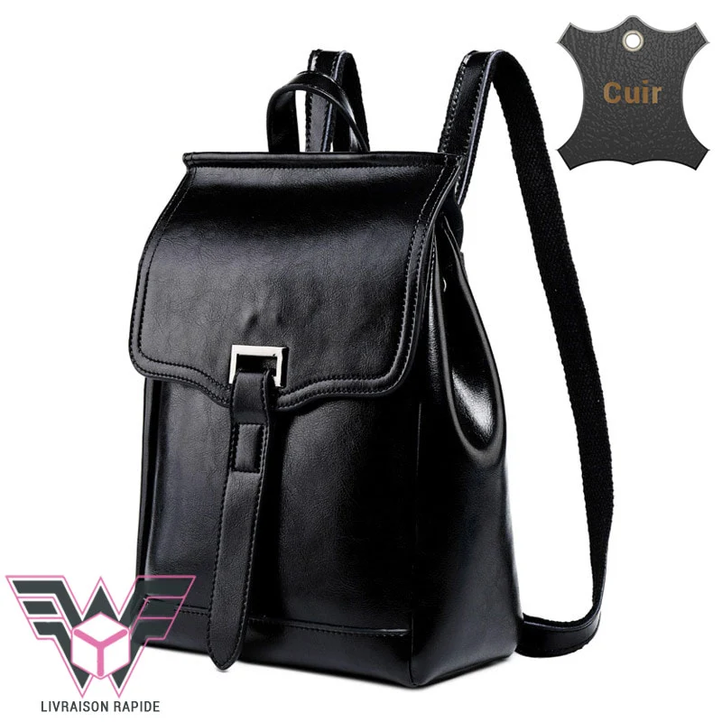 Tyler petit sac à dos femme cuir transformable