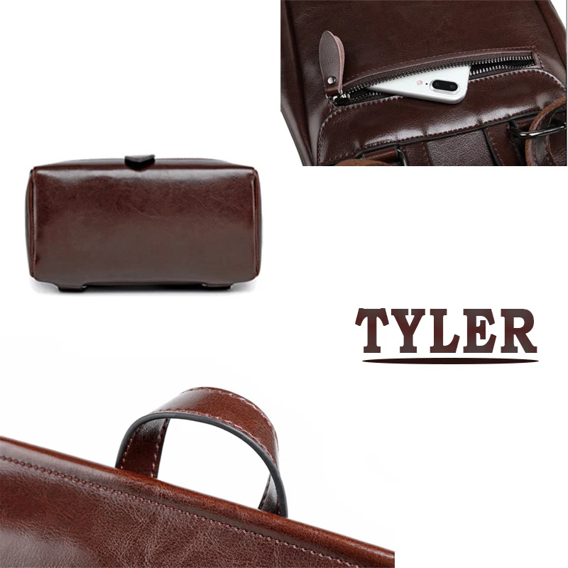 Tyler petit sac à dos femme cuir transformable