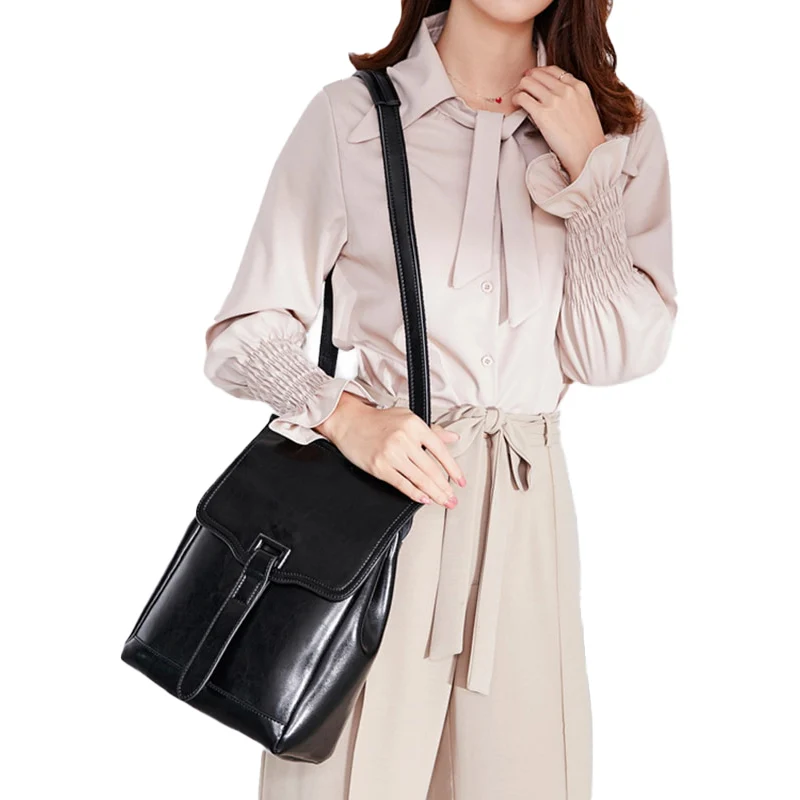 Tyler petit sac à dos femme cuir transformable