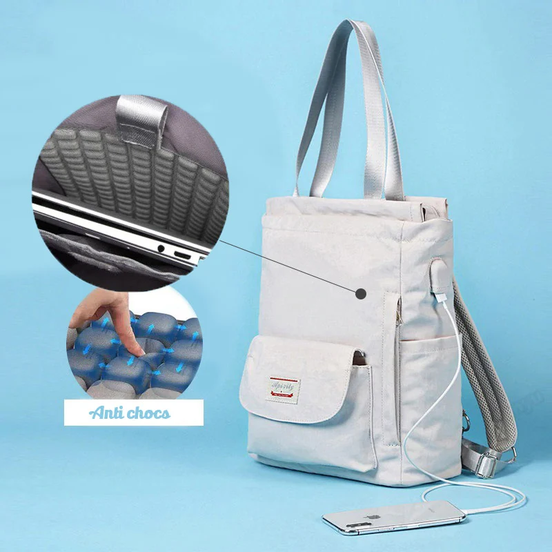 Cosmo sac à dos ordinateur femme multifonction