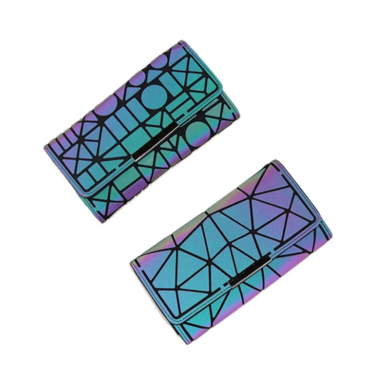 Shyni portefeuille holographique rabat