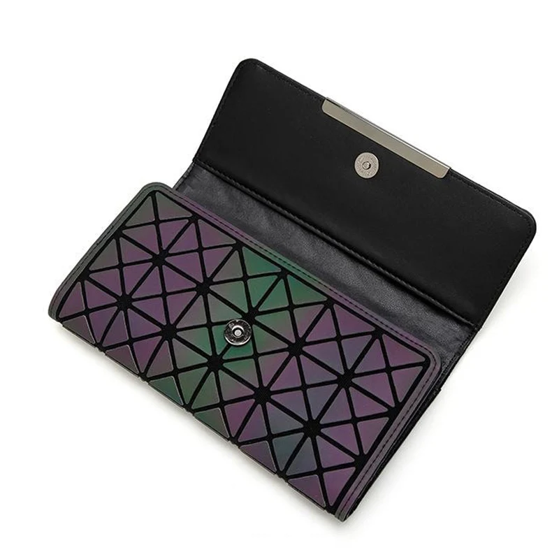 Shyni portefeuille holographique rabat