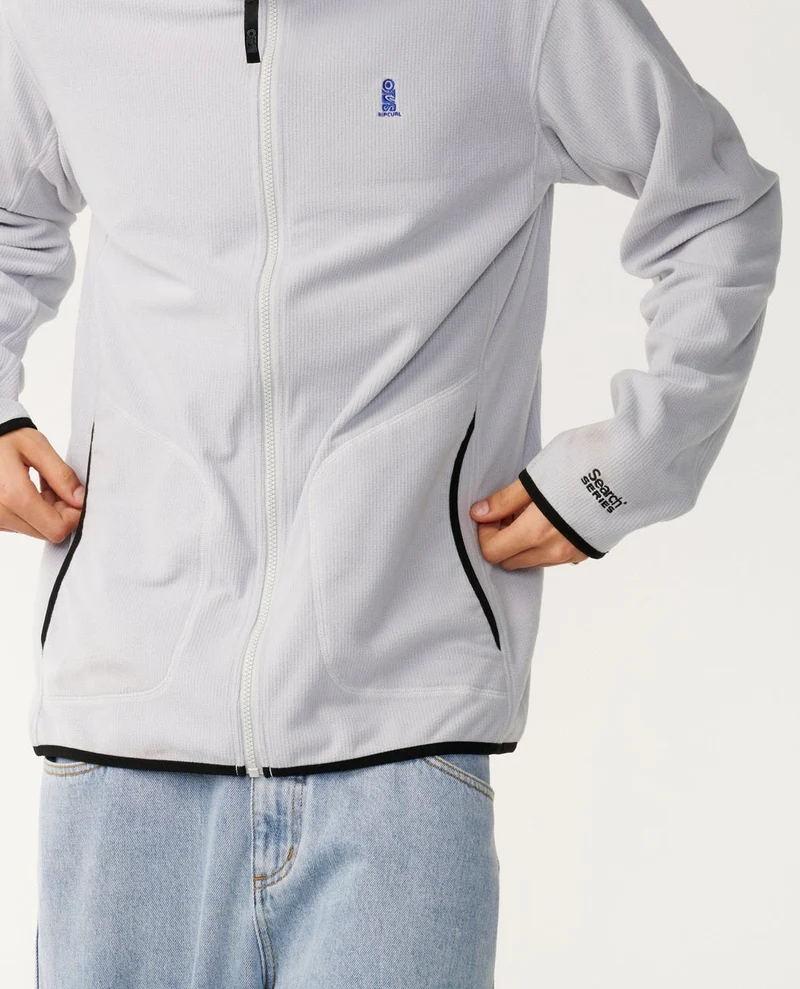 Search Series Polar Zip Thru Crew Fleece