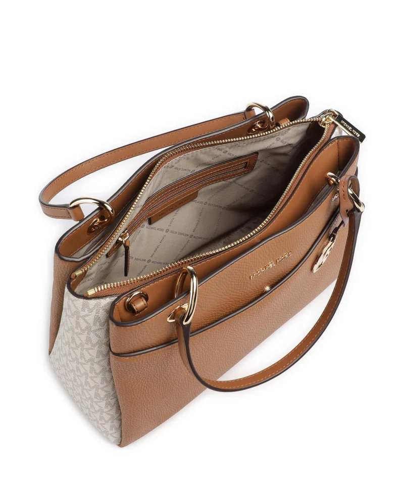 Michael Kors May Medium Sac à main vanilla/acorn