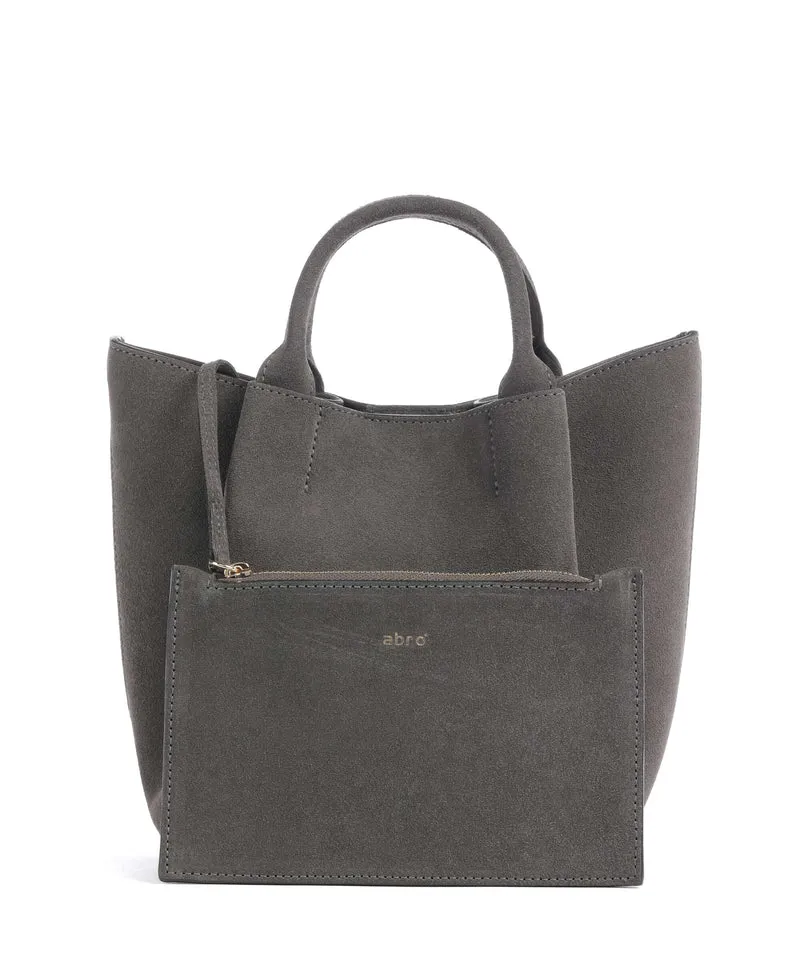 Abro Suede Essential Small Sac à main grey