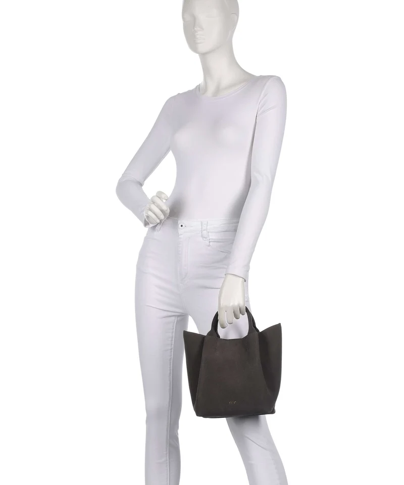 Abro Suede Essential Small Sac à main grey