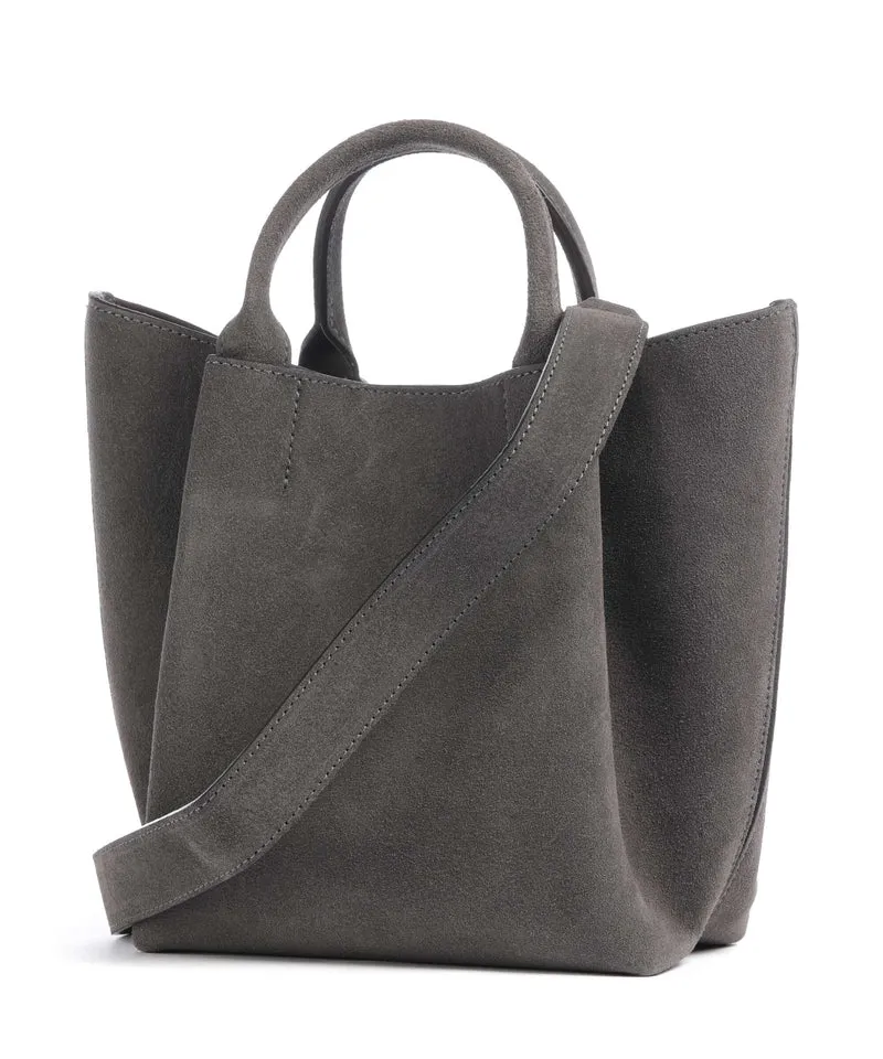 Abro Suede Essential Small Sac à main grey