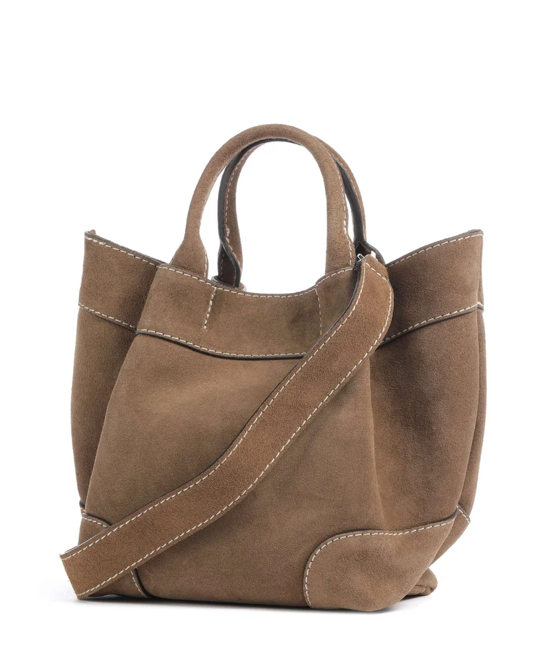 Abro Suede Essential Small Sac à main khaki