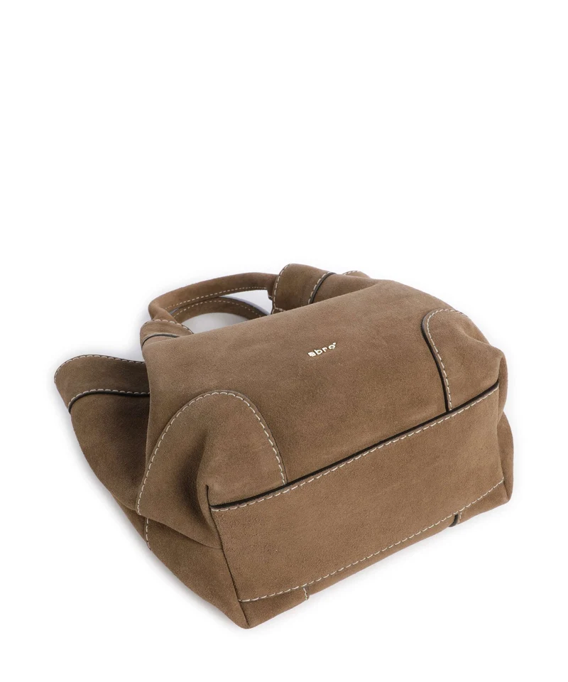 Abro Suede Essential Small Sac à main khaki