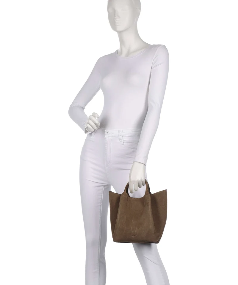 Abro Suede Essential Small Sac à main khaki