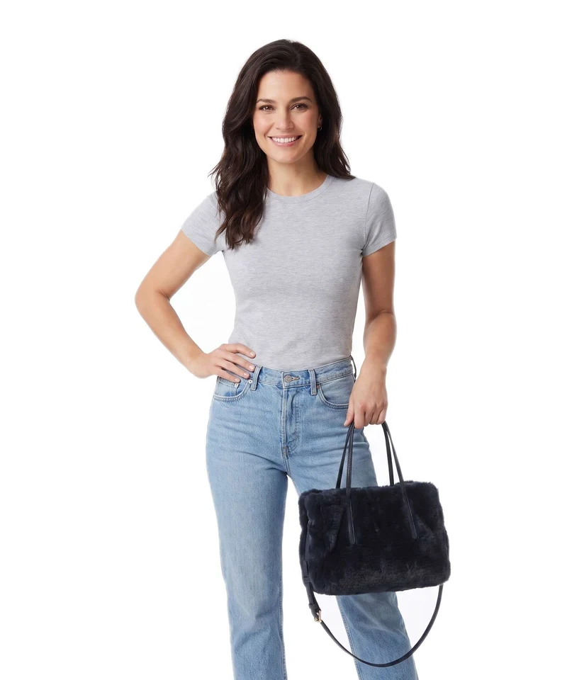 Abro Fur Noelle Sac à main navy