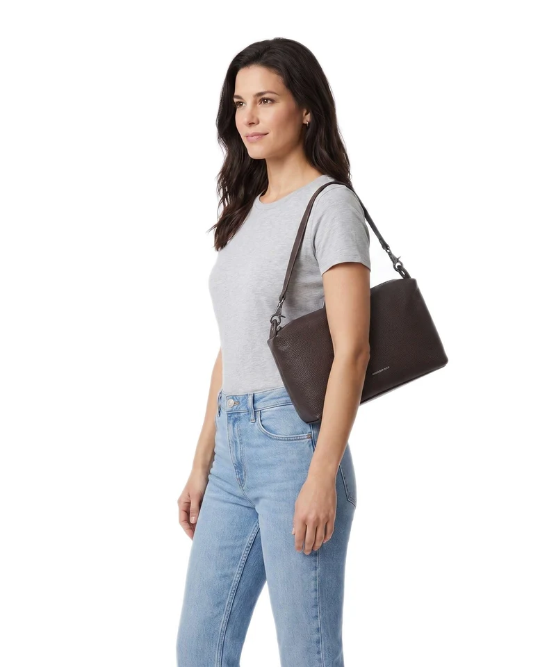 Mandarina Duck Mellow Leather Sac porté épaule espresso