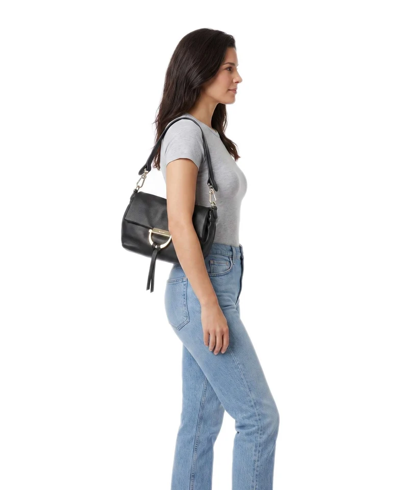 Abro Dalia Temi Small Sac porté épaule black/gold