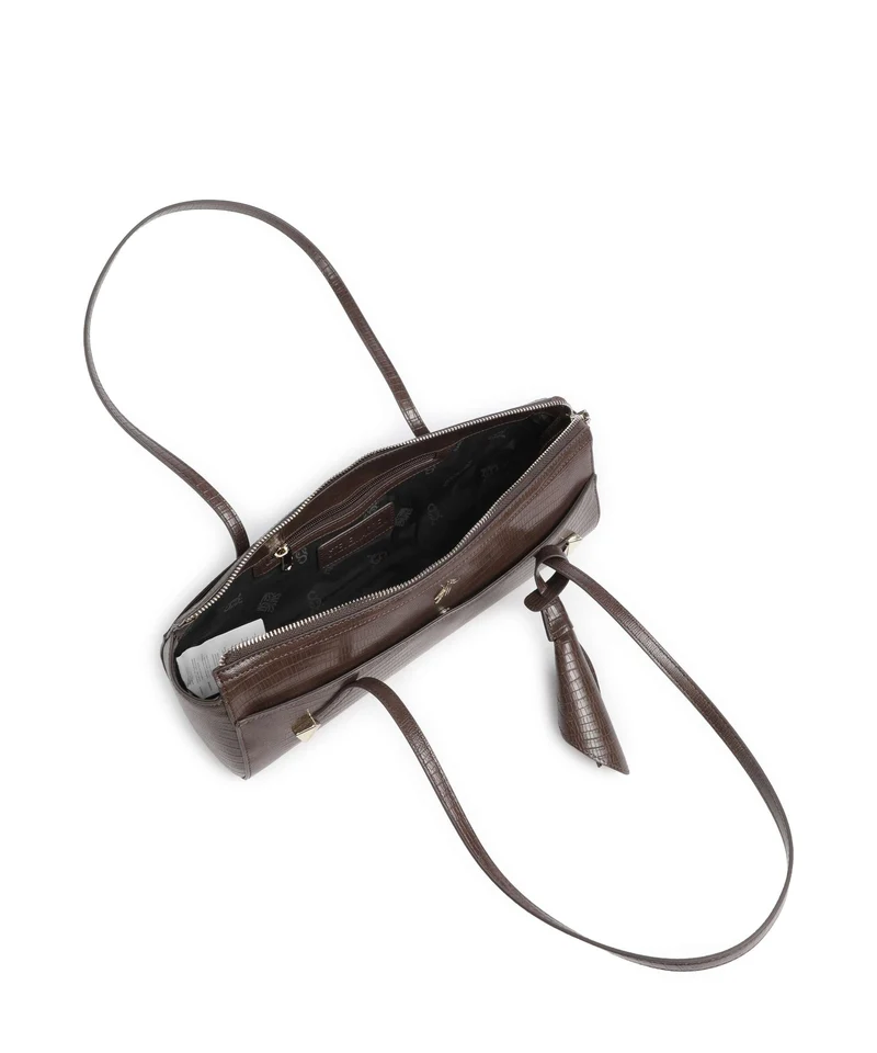 Steve Madden BINDUS Sac porté épaule chocolate/gold