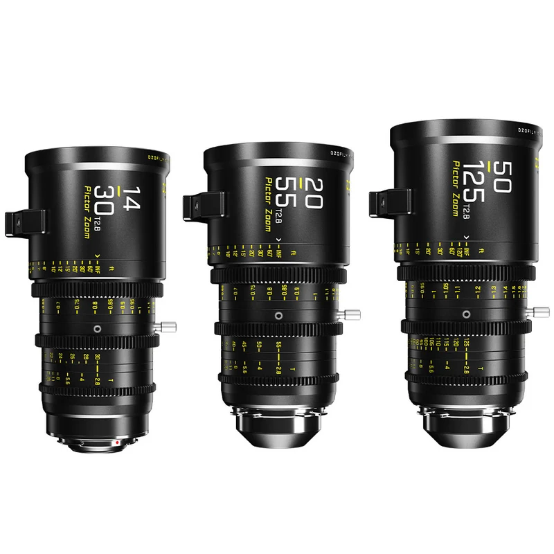 Ensemble Pictor 14-30mm/20-55mm/50-125mm T2.8 PL/EF (Noir)
