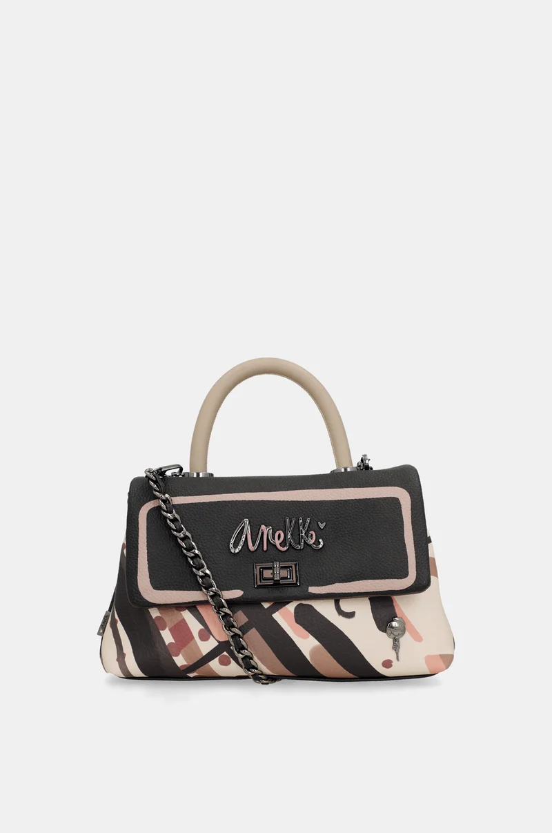 Sac à main avec anse et bandoulière petit Parisian