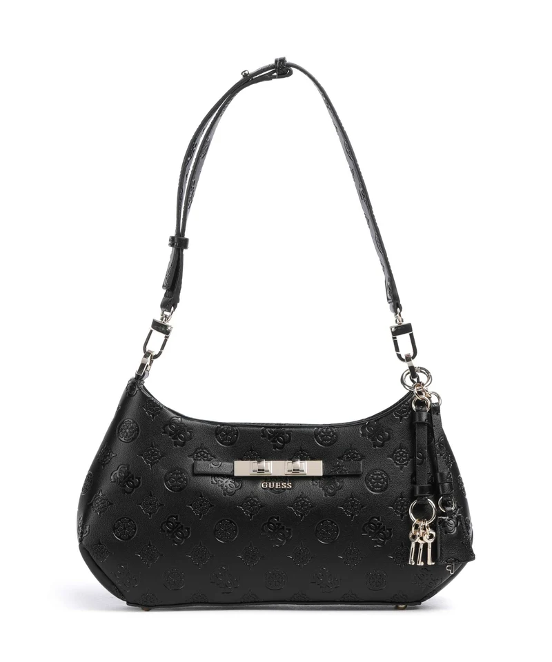 Guess Carmella Sac porté épaule black logo