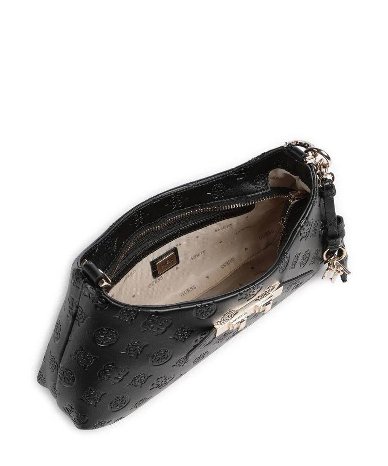 Guess Carmella Sac porté épaule black logo