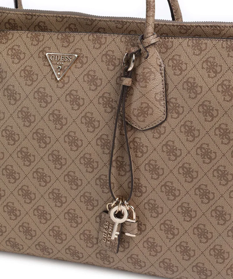 Guess Marissa Tech Logo Sac à main latte logo