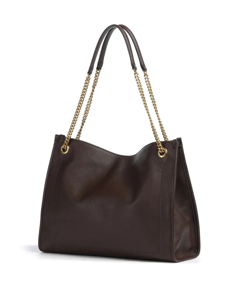 Lauren Ralph Lauren Bradley Large Cabas chestnut brown
