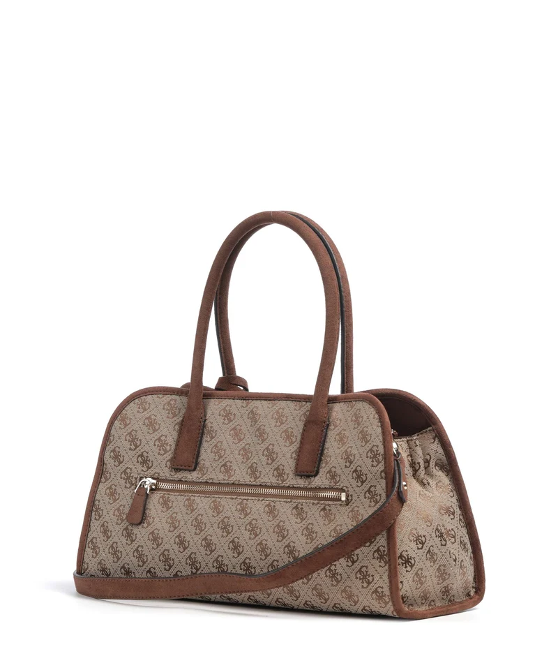 Guess Samantha Girlfriend Sac à main latte logo/brown