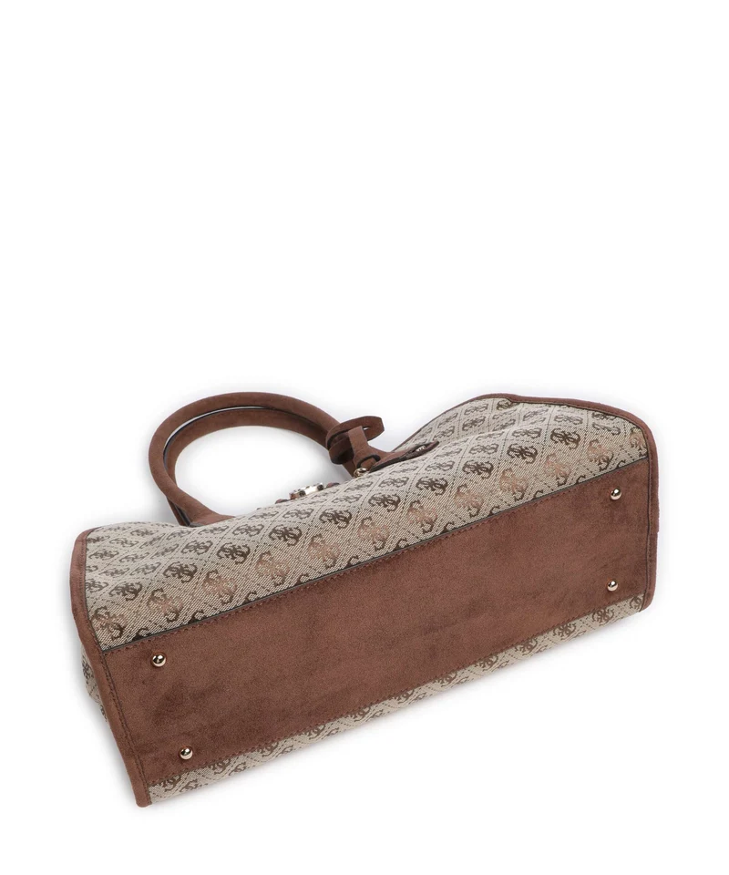 Guess Samantha Girlfriend Sac à main latte logo/brown